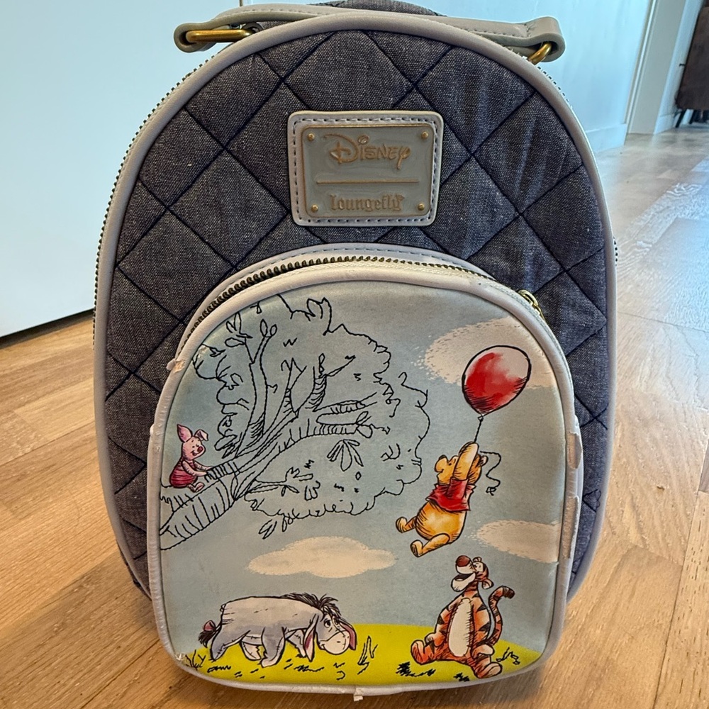 Loungefly Kids Backpack - Blue and Gray